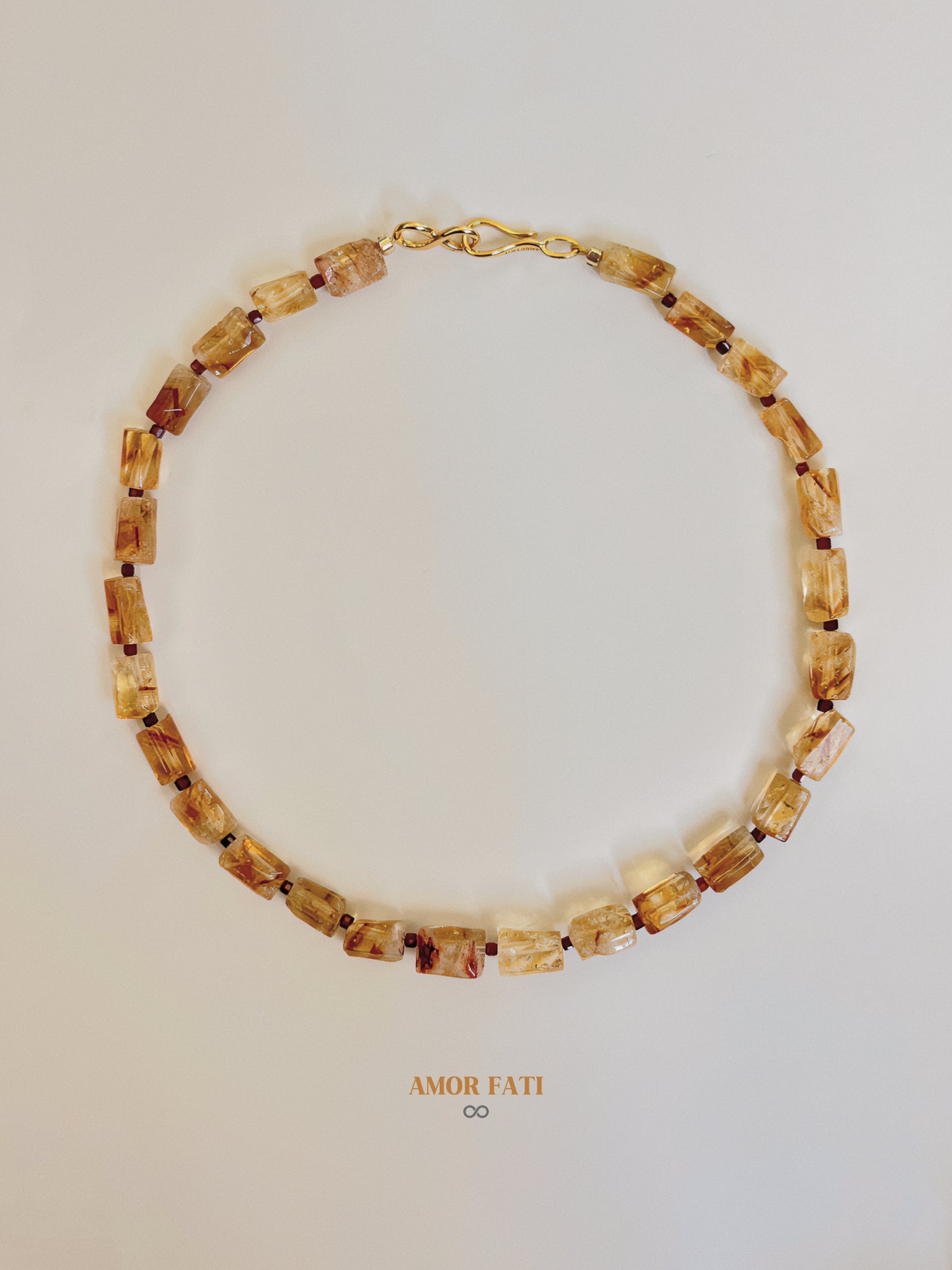 Golden Citrine Necklace - November Birthstone