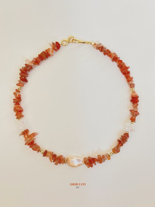 Strawberry Quartz Radiance Necklace