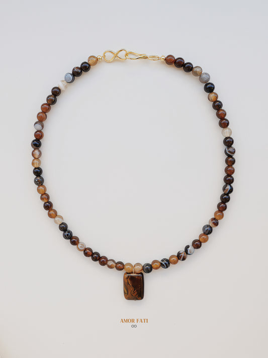 Earthbound Agate Necklace